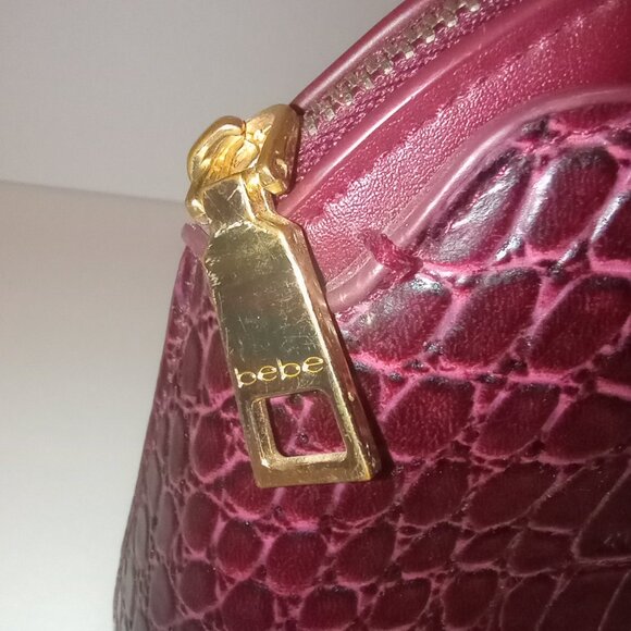Bebe Crocodile Pattern Hand Bag - Picture 3 of 8